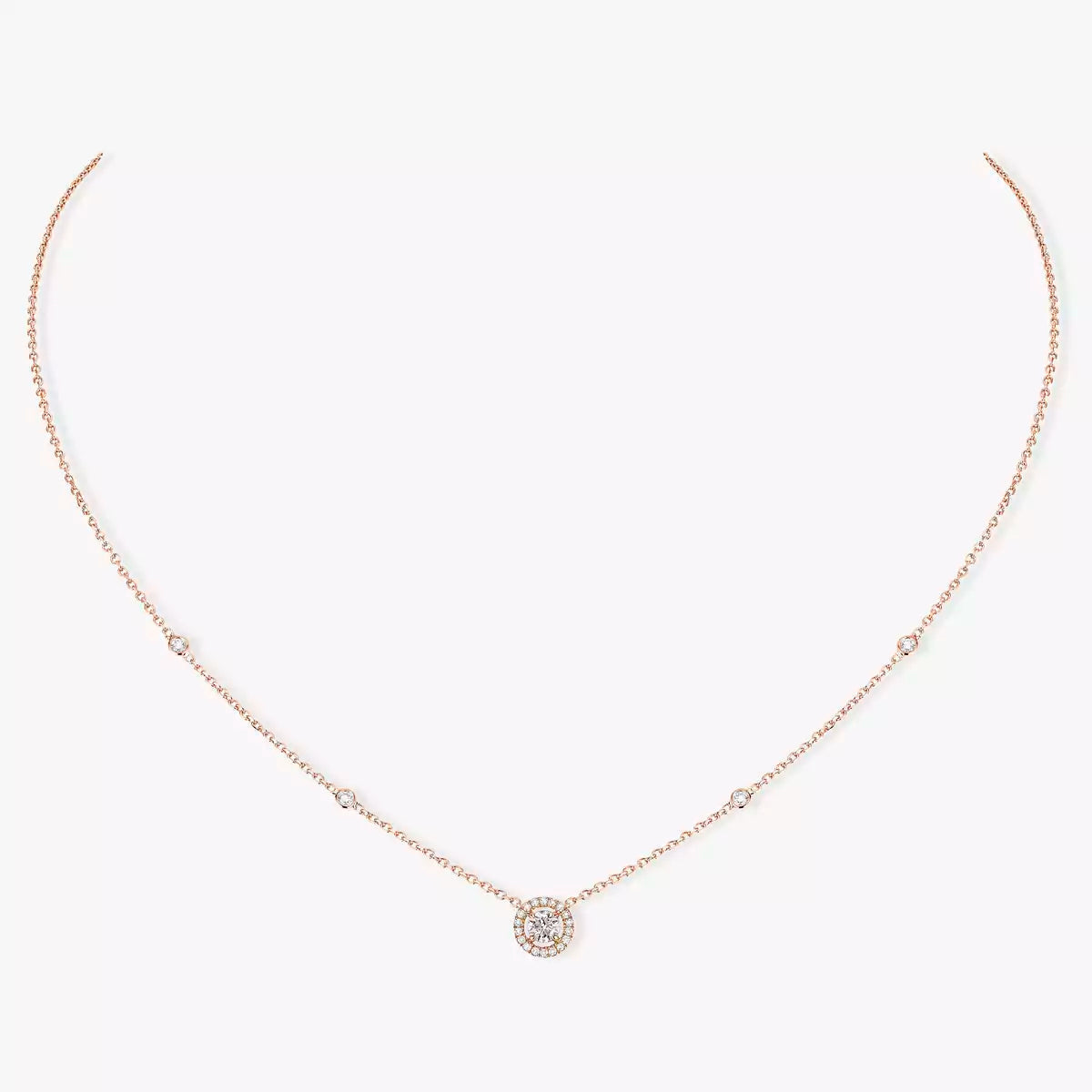 [Elara]JOY PENDANT DIAMOND NECKLACE