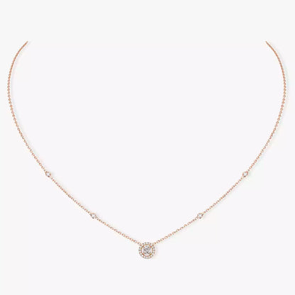 [Elara]JOY PENDANT DIAMOND NECKLACE