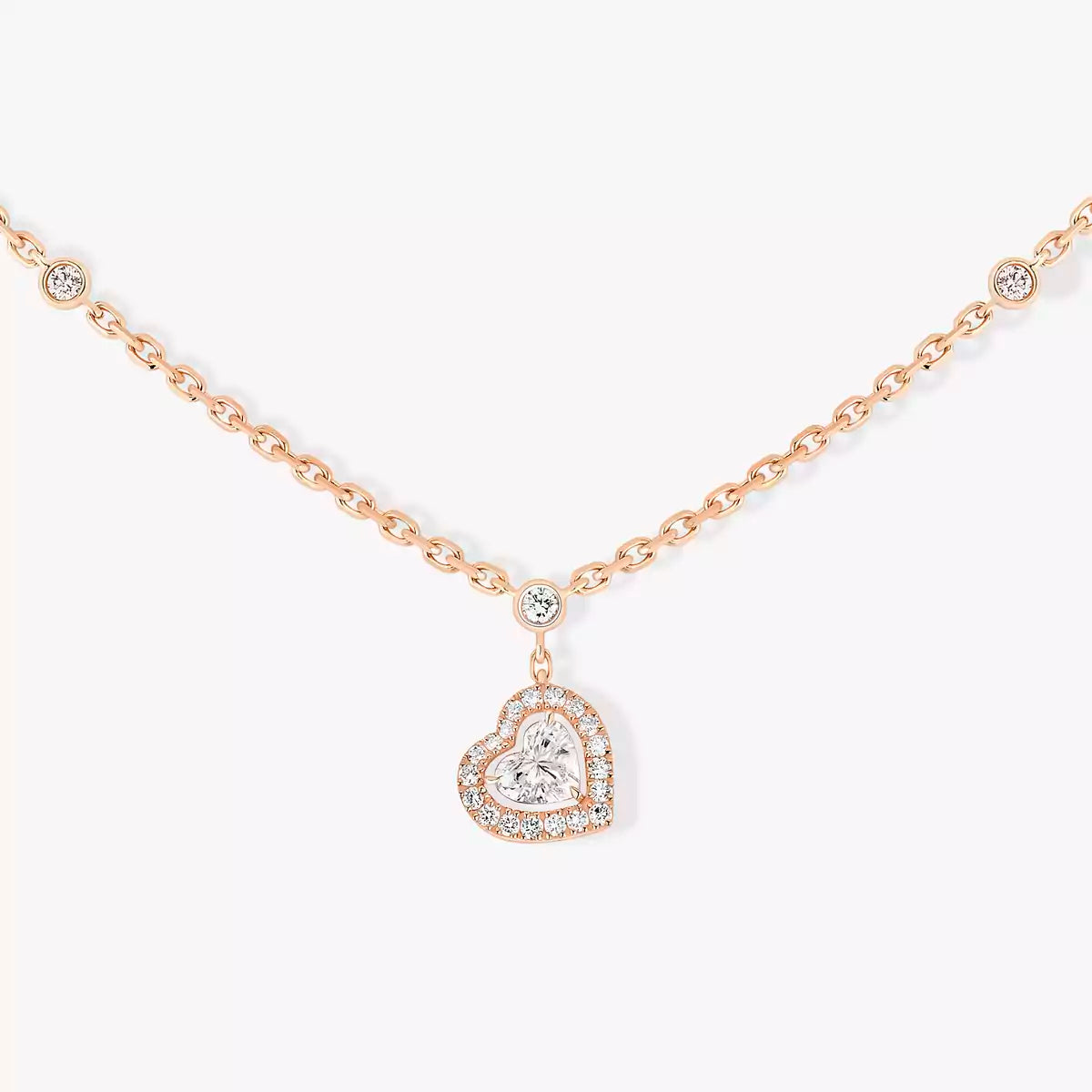 [Elara]CLASSIC HEART PENDANT NECKLACE