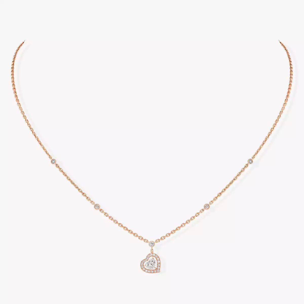 [Elara]CLASSIC HEART PENDANT NECKLACE