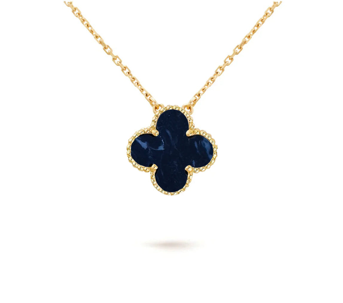[Elara]15MM CLOVER FLOWER PENDANT NECKLACE COLLECTION