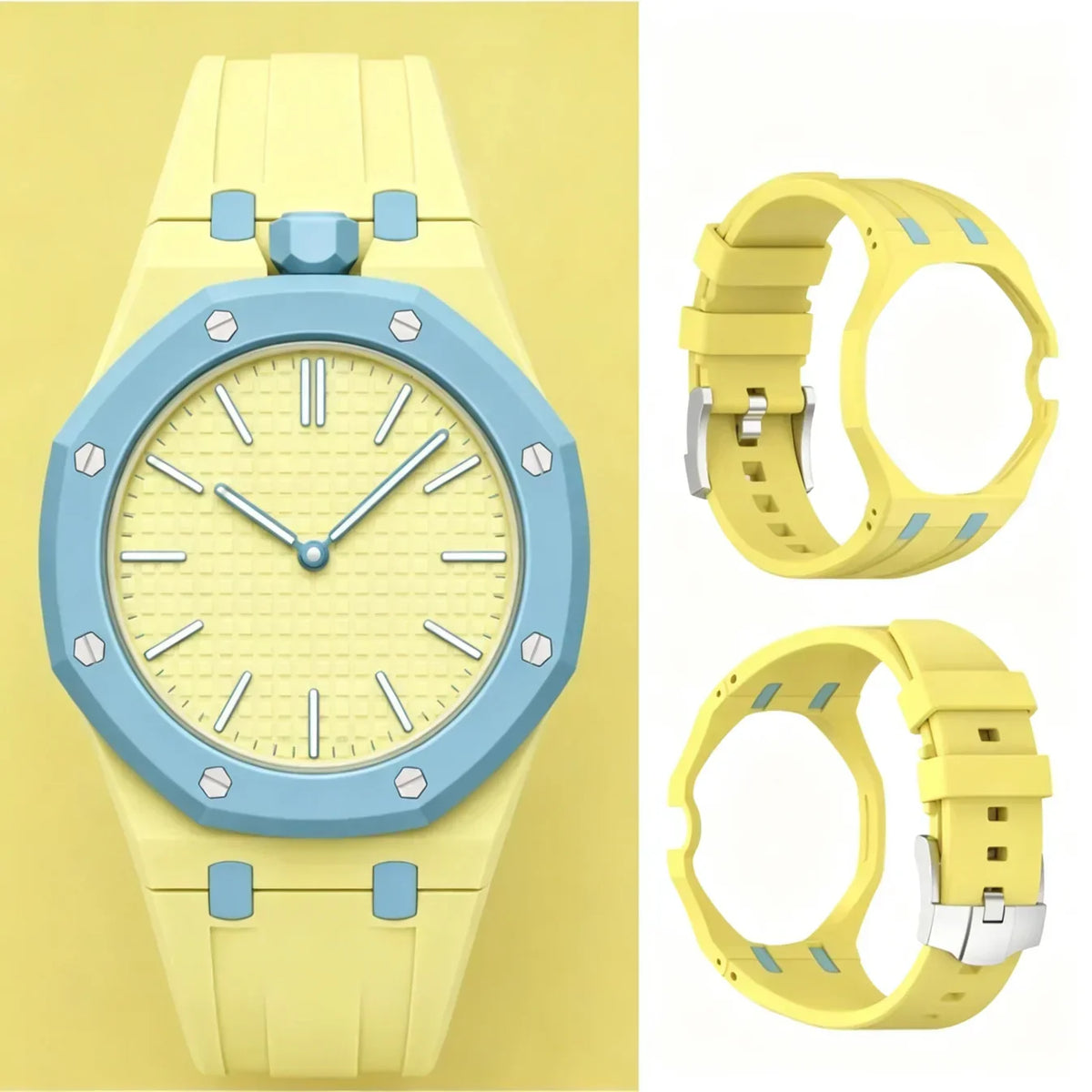 [Elara]ROYAL OAK POP EXCLUSIVE RUBBER STRAP