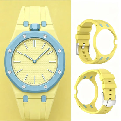 [Elara]ROYAL OAK POP EXCLUSIVE RUBBER STRAP