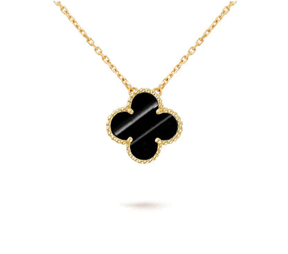 [Elara]15MM CLOVER FLOWER PENDANT NECKLACE COLLECTION