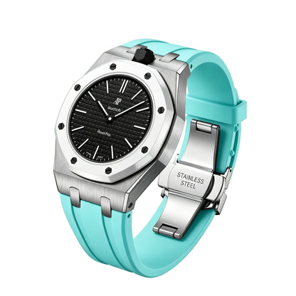 [Elara]Royal Oak Pop Exclusive Steel Case & Silicone Strap With Cradle