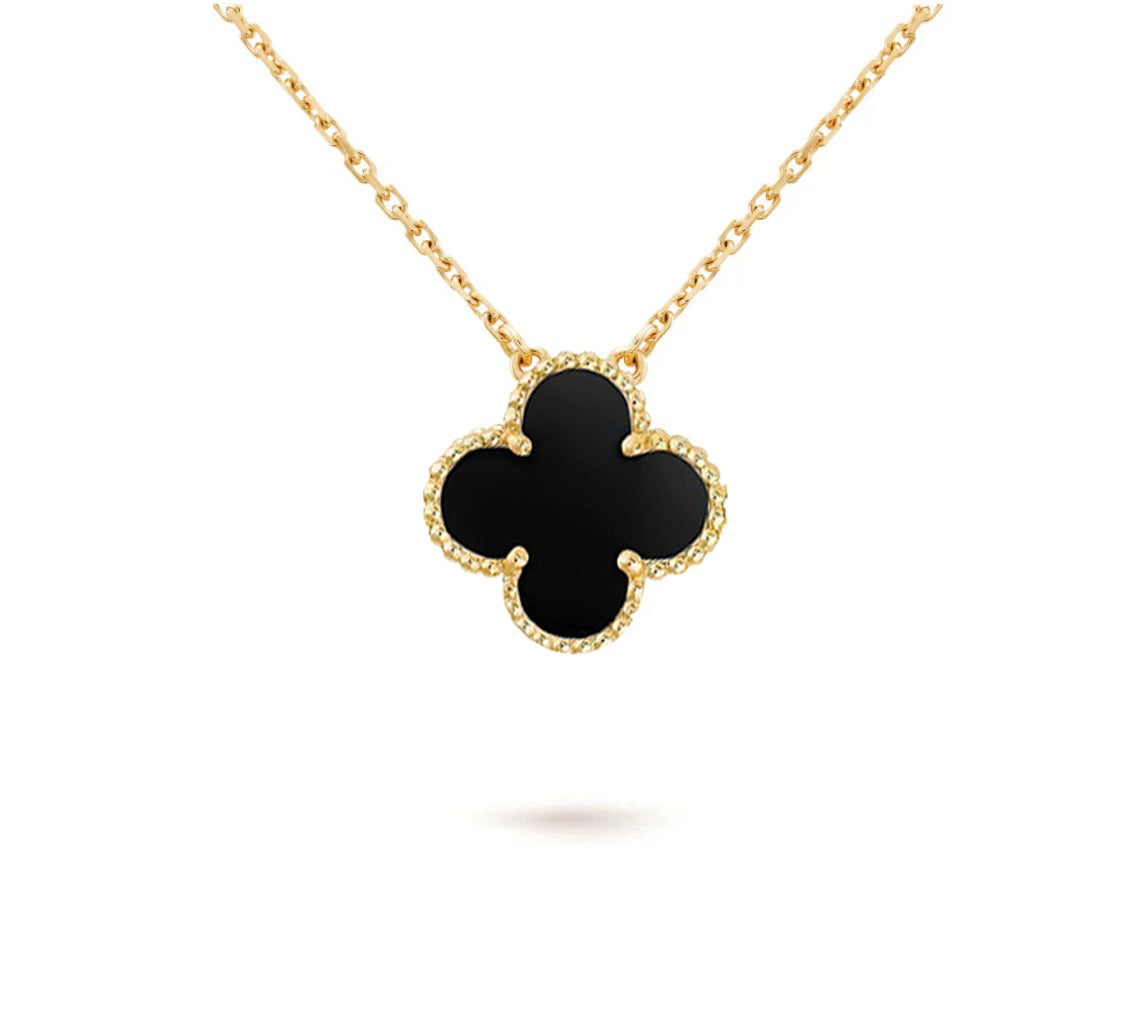 [Elara]15MM CLOVER FLOWER PENDANT NECKLACE COLLECTION