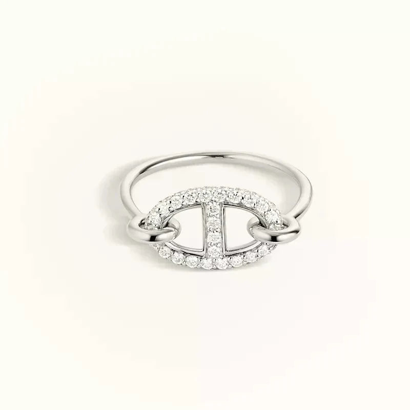 [Elara]RONDE SMALL SILVER DIAMOND RING