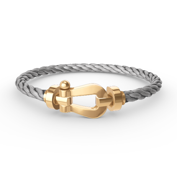 [Elara]GROSSES HUFEISEN ARMBAND - GOLD