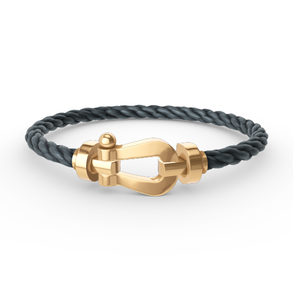 [Elara]GROSSES HUFEISEN ARMBAND - GOLD
