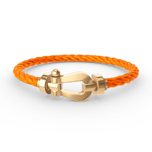 [Elara]GROSSES HUFEISEN ARMBAND - GOLD