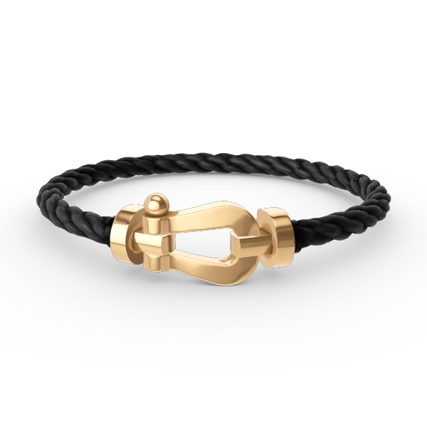 [Elara]GROSSES HUFEISEN ARMBAND - GOLD