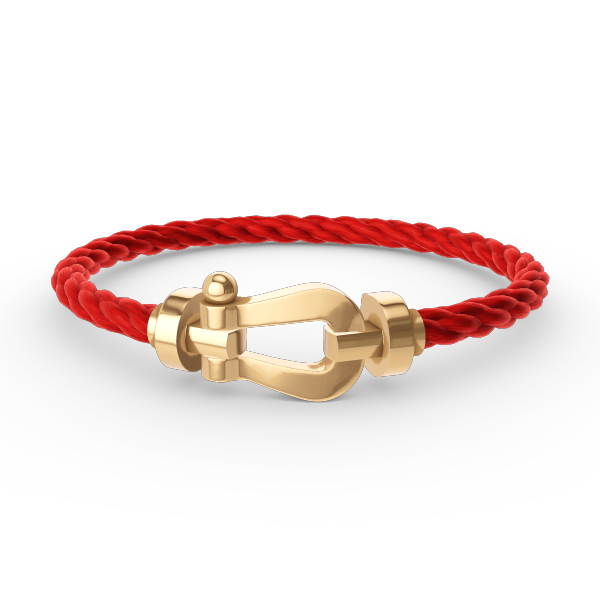 [Elara]GROSSES HUFEISEN ARMBAND - GOLD