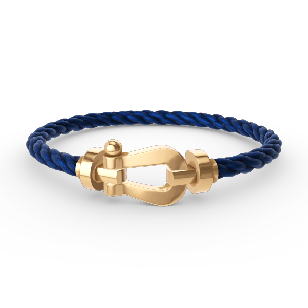 [Elara]GROSSES HUFEISEN ARMBAND - GOLD