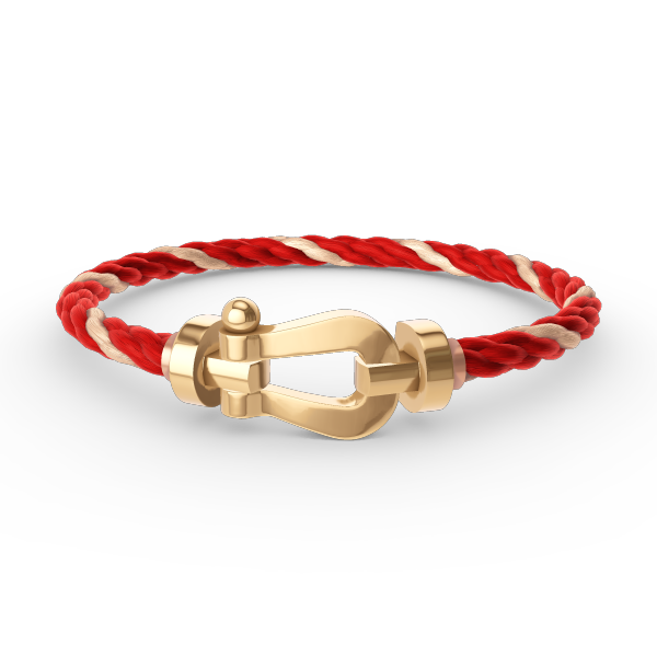 [Elara]GROSSES HUFEISEN ARMBAND - GOLD