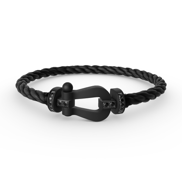 [Elara]FORCE LARGE SERIES BLACK SAMURAI BRACELET