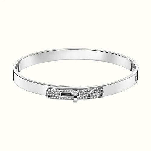 [Elara]KELLY SILVER DIAMOND BRACELET
