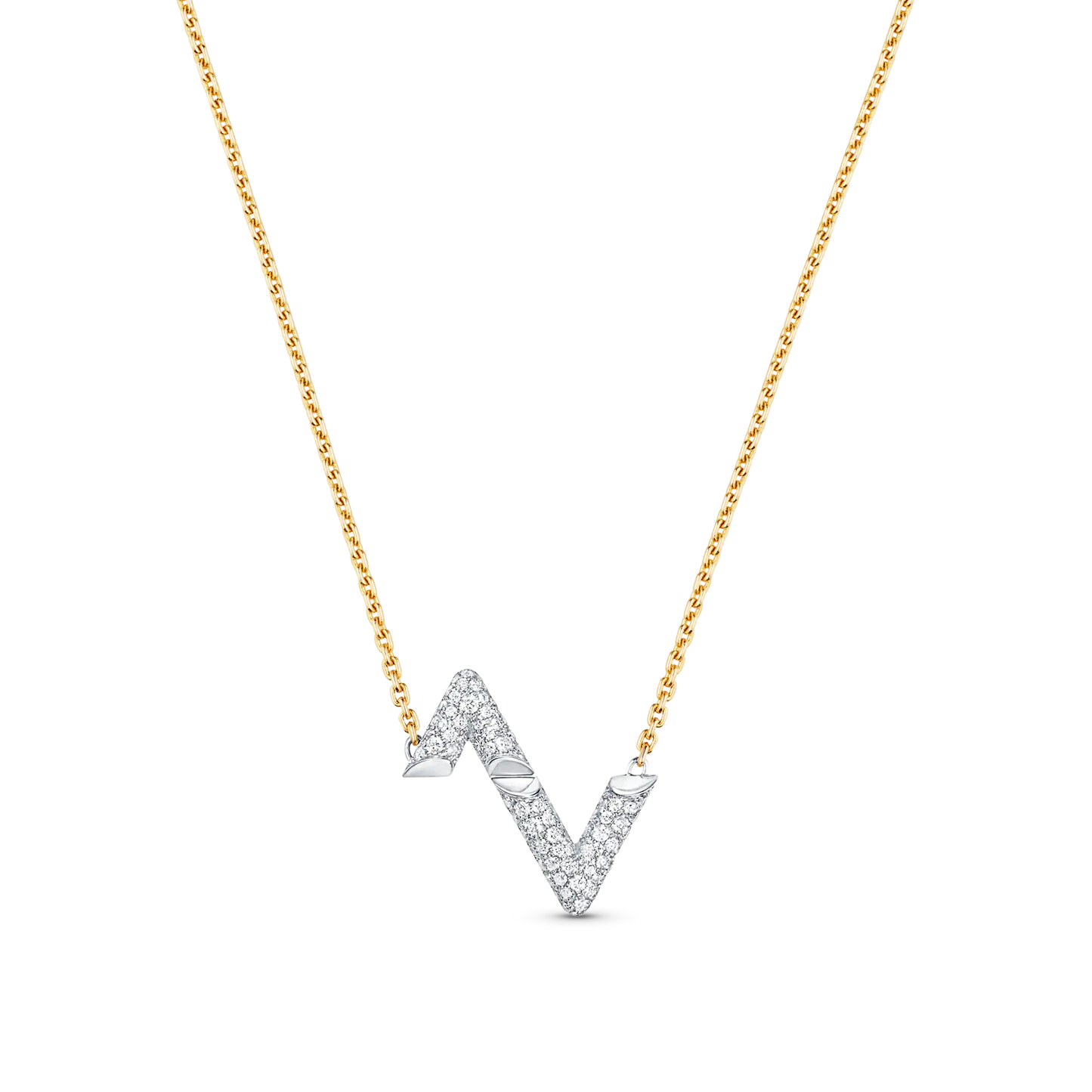 [Elara]VOLT SILVER DIAMANT ANHÄNGERKETTE