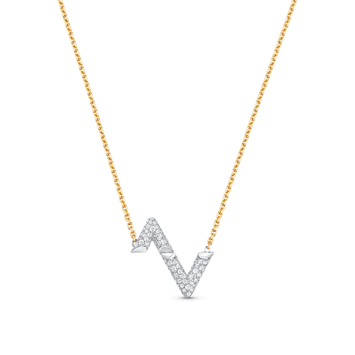 [Elara]VOLT SILVER DIAMANT ANHÄNGERKETTE