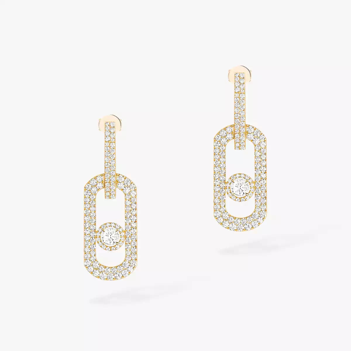 [Elara]SO MOVE XL FULL-PAVÉ DIAMANT-ANHÄNGER-OHRRINGE
