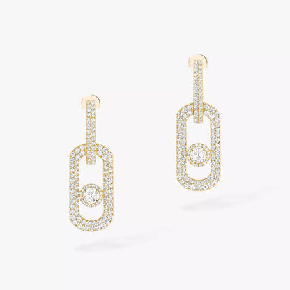 [Elara]SO MOVE XL FULL-PAVÉ DIAMANT-ANHÄNGER-OHRRINGE