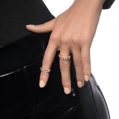 [Elara]BABY MOVE PAVÉ DIAMOND RING