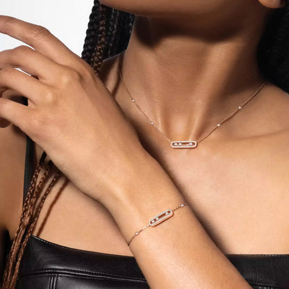 [Elara]PAVÉ BABY MOVE DIAMANTARMREIF