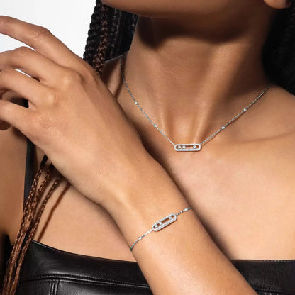 [Elara]PAVÉ BABY MOVE DIAMANTARMREIF