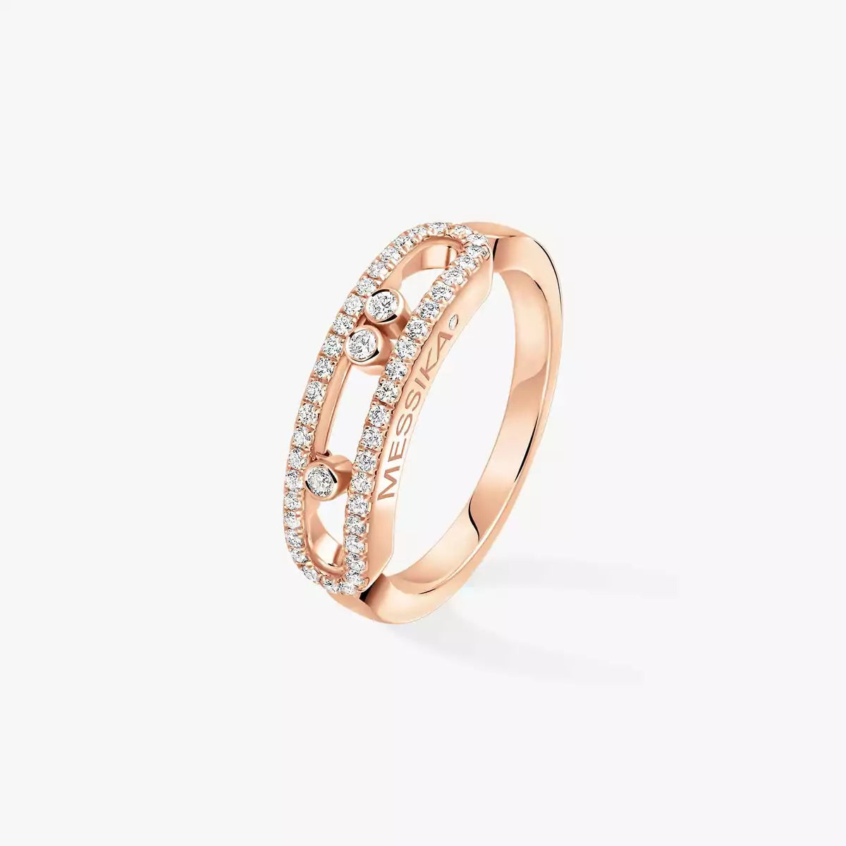 [Elara]BABY MOVE PAVÉ DIAMOND RING