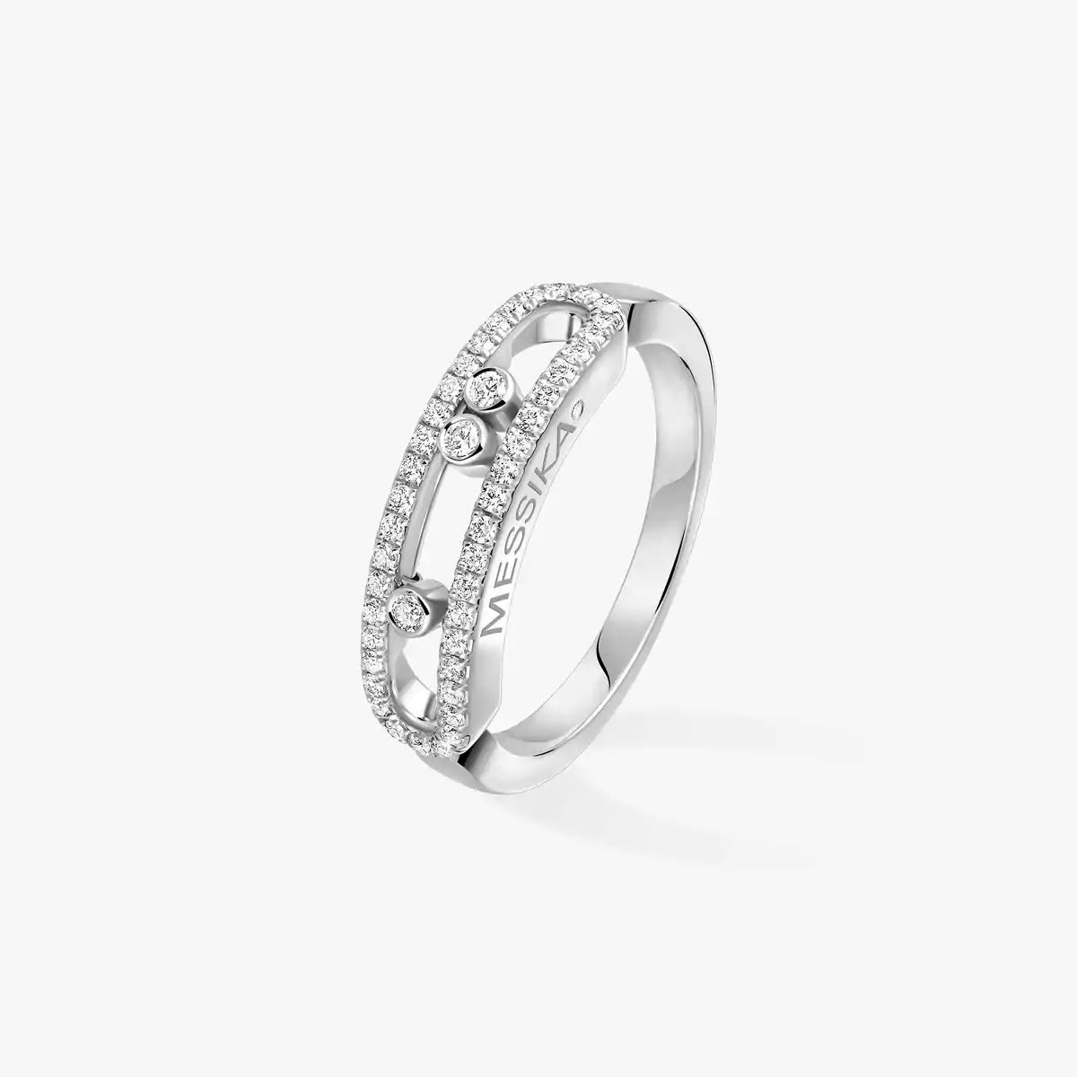 [Elara]BABY MOVE PAVÉ DIAMOND RING