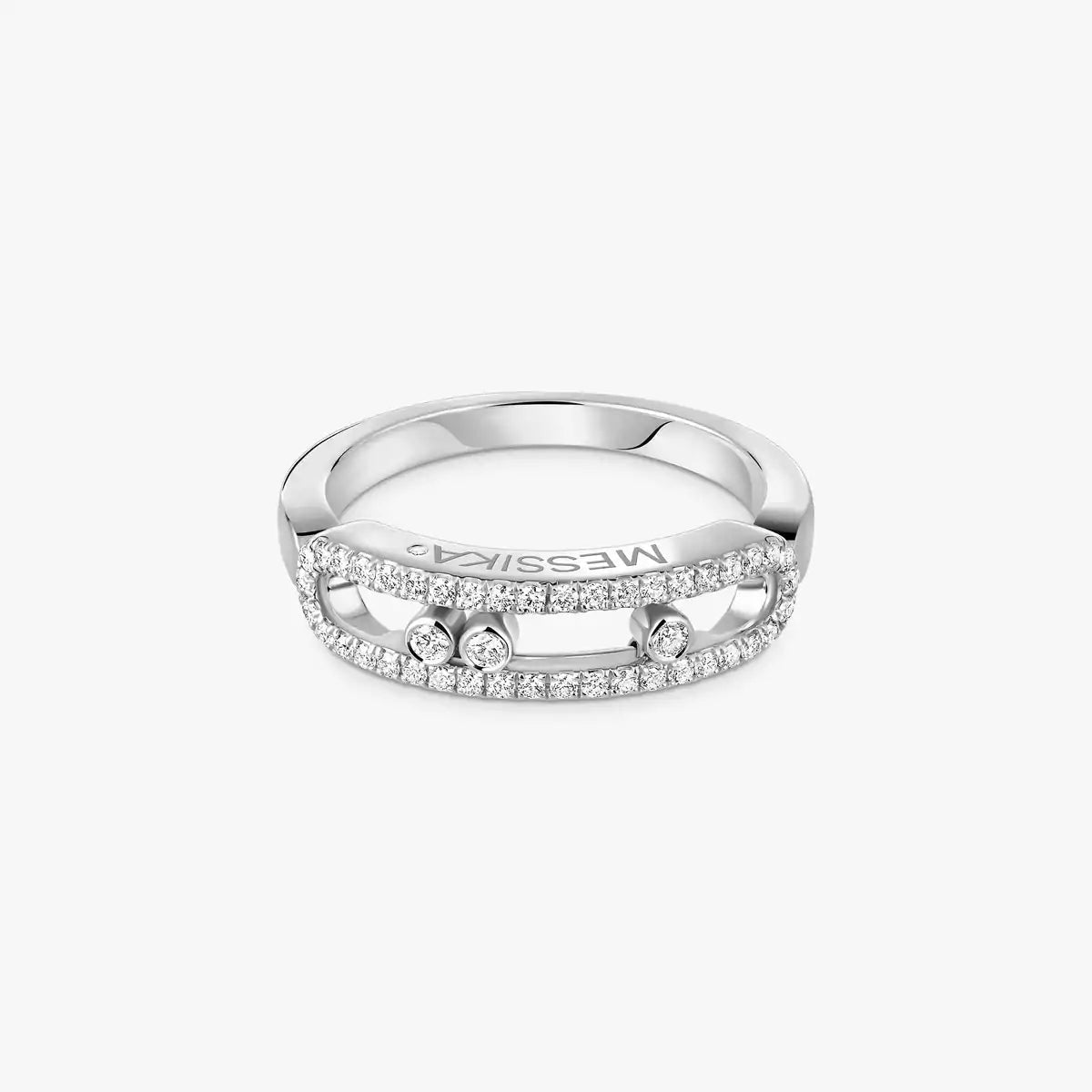[Elara]BABY MOVE PAVÉ DIAMOND RING