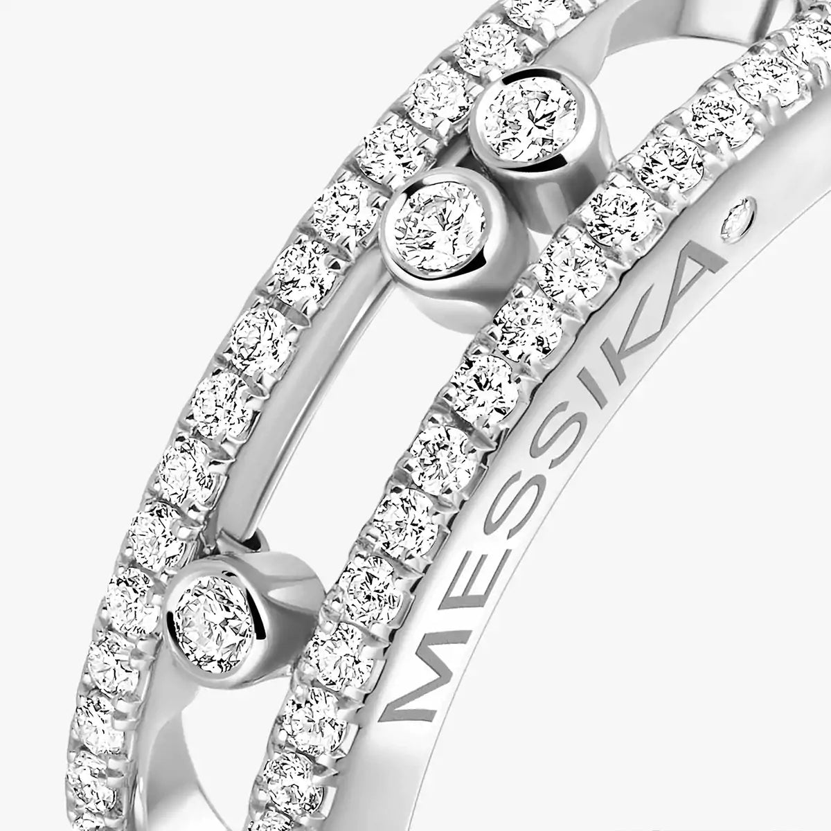[Elara]BABY MOVE PAVÉ DIAMOND RING