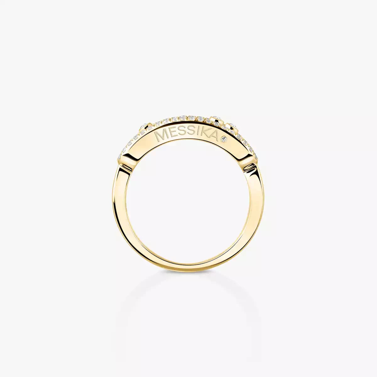 [Elara]BABY MOVE PAVÉ DIAMOND RING