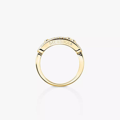 [Elara]BABY MOVE PAVÉ DIAMOND RING
