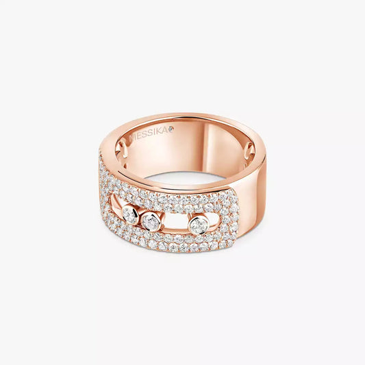 [Elara]MOVE NOA PAVÉ DIAMOND INTERLOCKING RING
