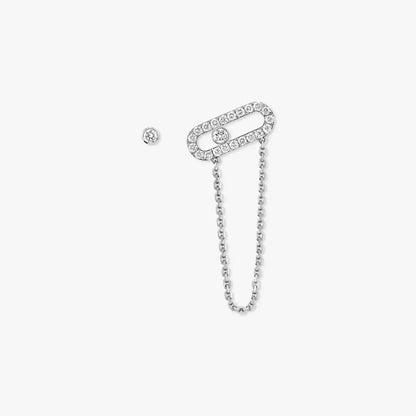 [Elara]MOVE UNO ALL DIAMOND STUD EARRINGS