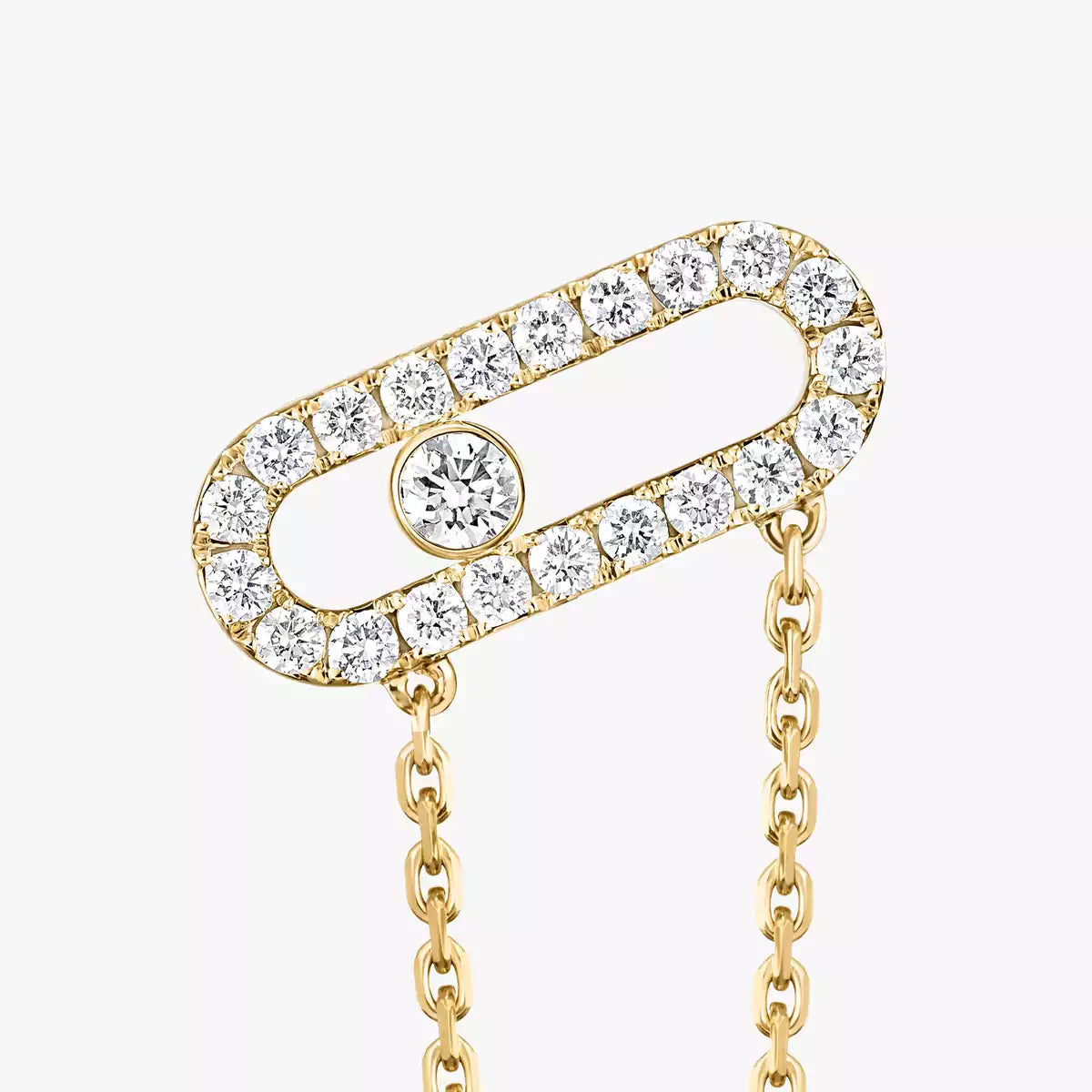 [Elara]MOVE UNO ALL DIAMOND STUD EARRINGS