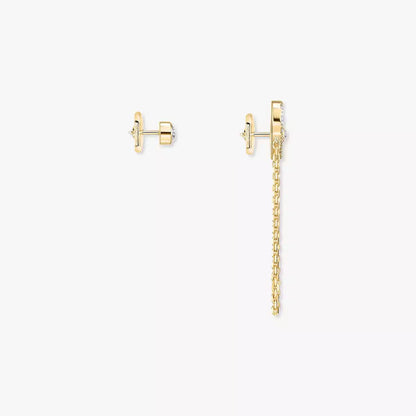 [Elara]MOVE UNO ALL DIAMOND STUD EARRINGS