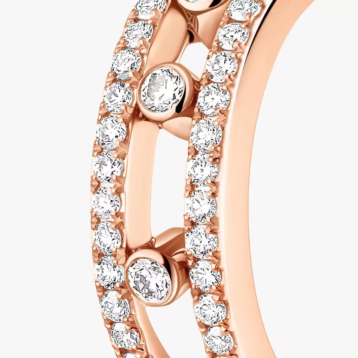 [Elara]MOVE PAVÉ DIAMOND HOOP EARRINGS