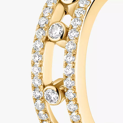[Elara]MOVE PAVÉ DIAMOND HOOP EARRINGS