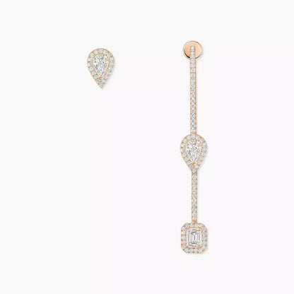 [Elara]MEINE TWIN DIAMANT TROPFEN OHRRINGE