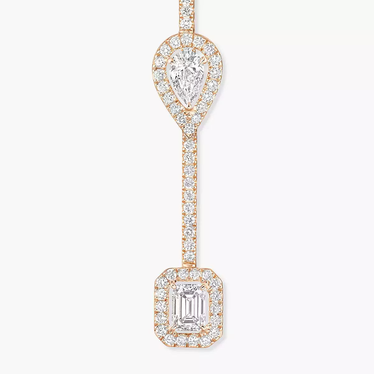 [Elara]MEINE TWIN DIAMANT TROPFEN OHRRINGE