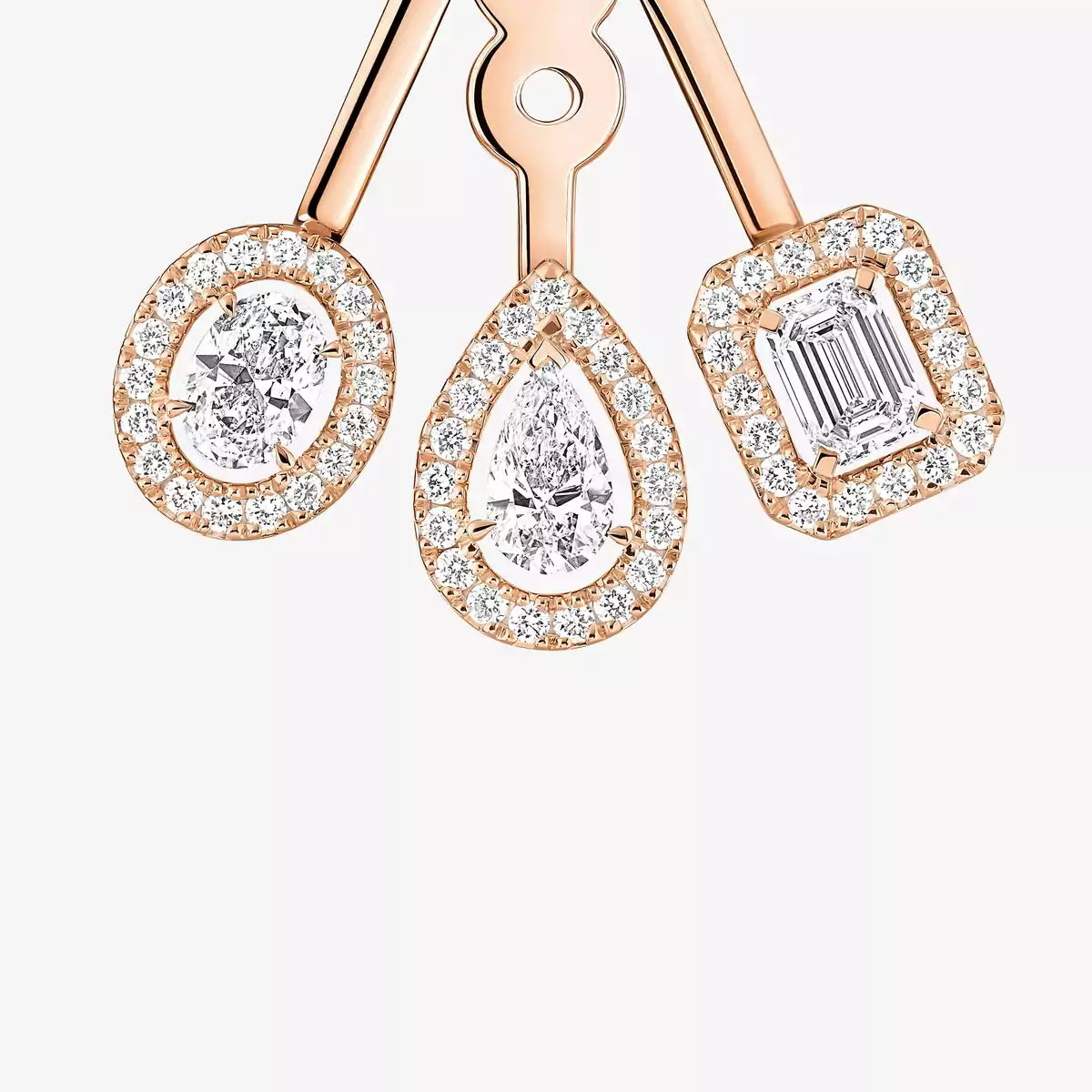 [Elara]MEINE ZWILLING TRIO DIAMANT OHRRINGE