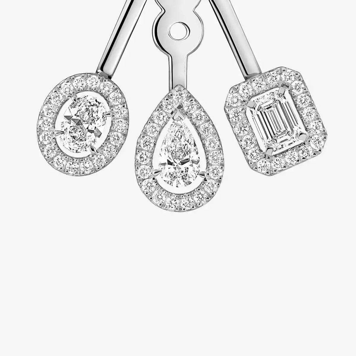 [Elara]MEINE ZWILLING TRIO DIAMANT OHRRINGE