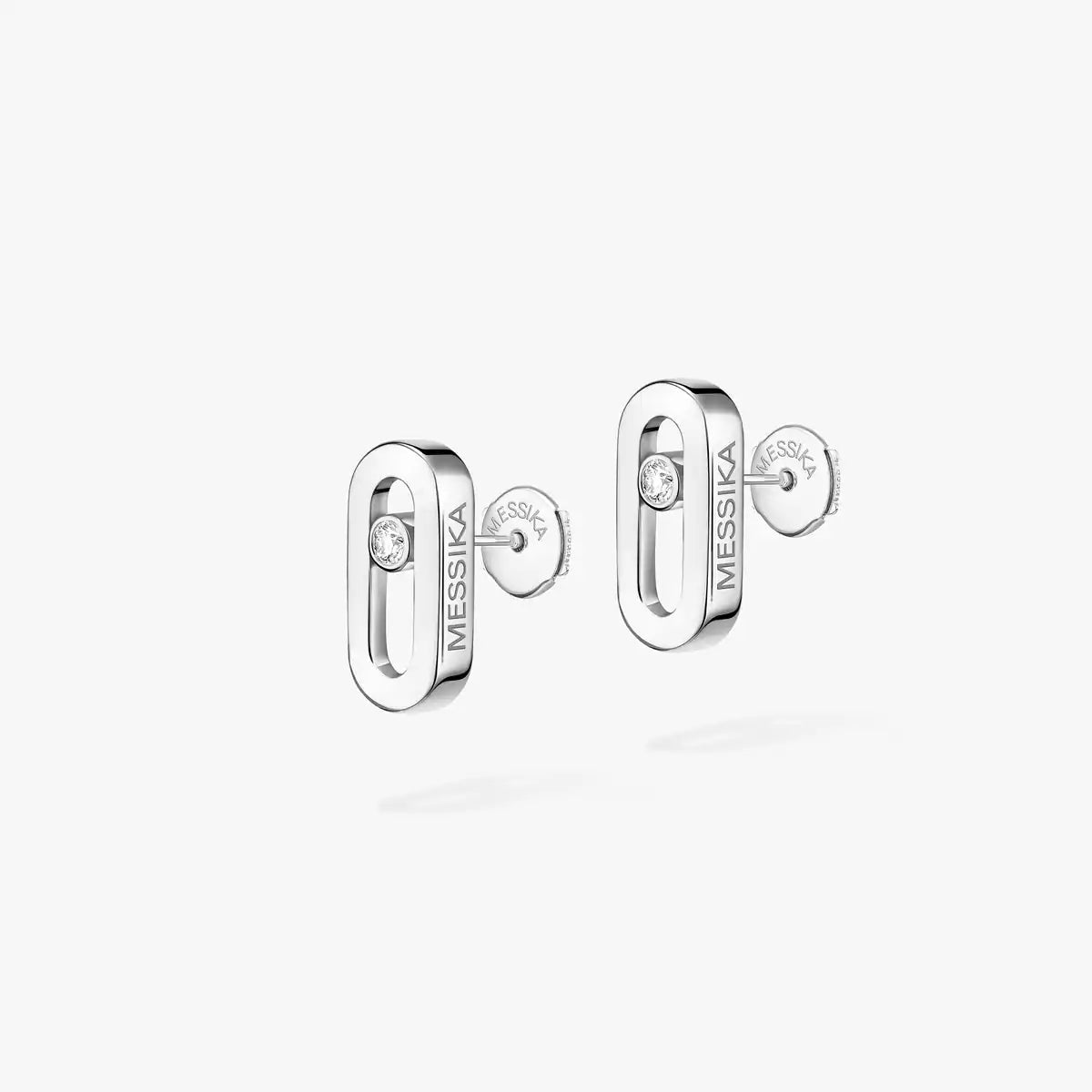 [Elara]MOVE UNO DIAMOND STUD EARRINGS