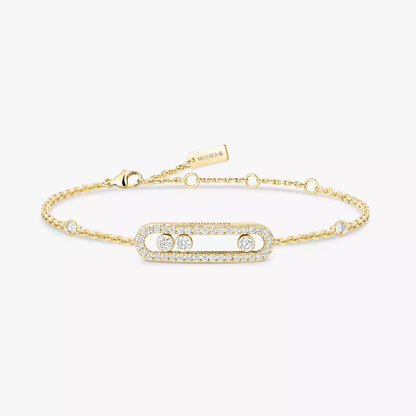 [Elara]PAVÉ BABY MOVE DIAMANTARMREIF