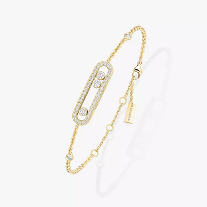 [Elara]PAVÉ BABY MOVE DIAMANTARMREIF