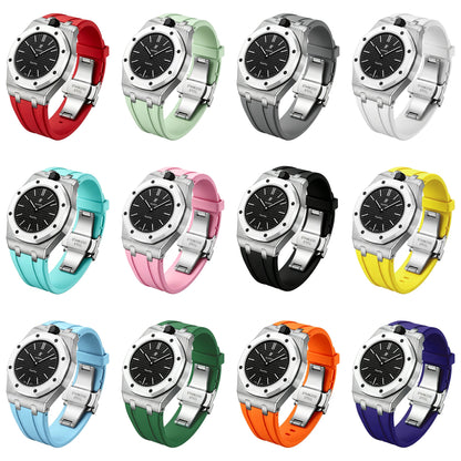 [Elara]Royal Oak Pop Exclusive Steel Case & Silicone Strap With Cradle