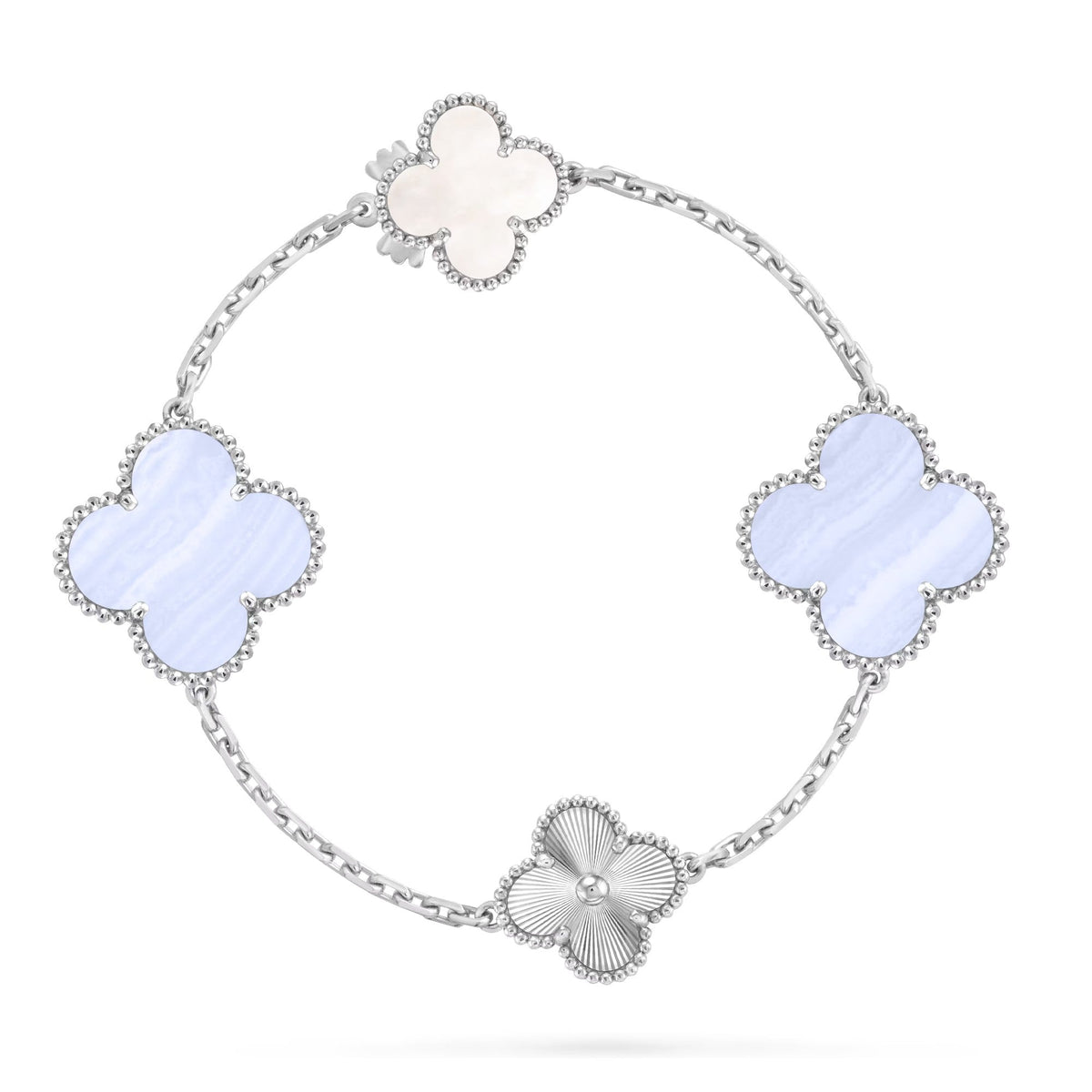 [Elara]ABNEHMBARES 15-KLEEBLATT-STATEMENT-SET - LILA CHALZEDON & LASER