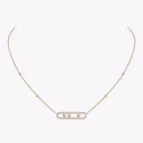 [Elara]MOVE PAVÉ FULL DIAMOND NECKLACE